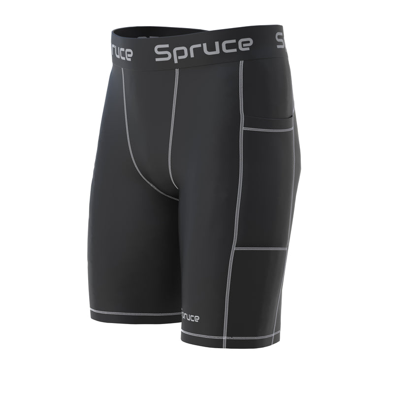 Men's Compression Shorts with Pockets