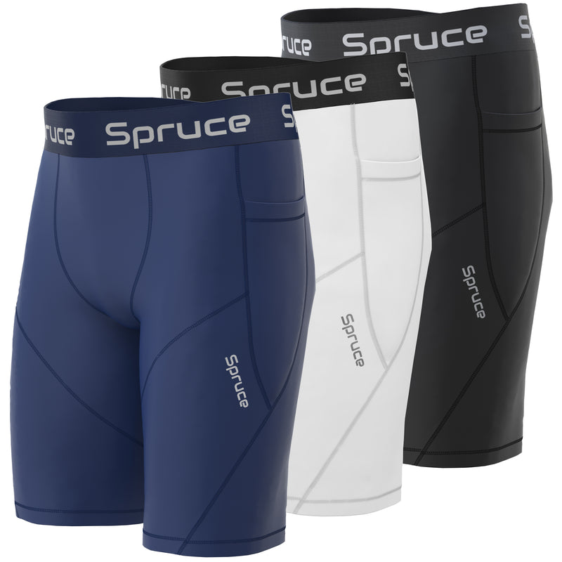 Men's Compression Shorts with Pockets