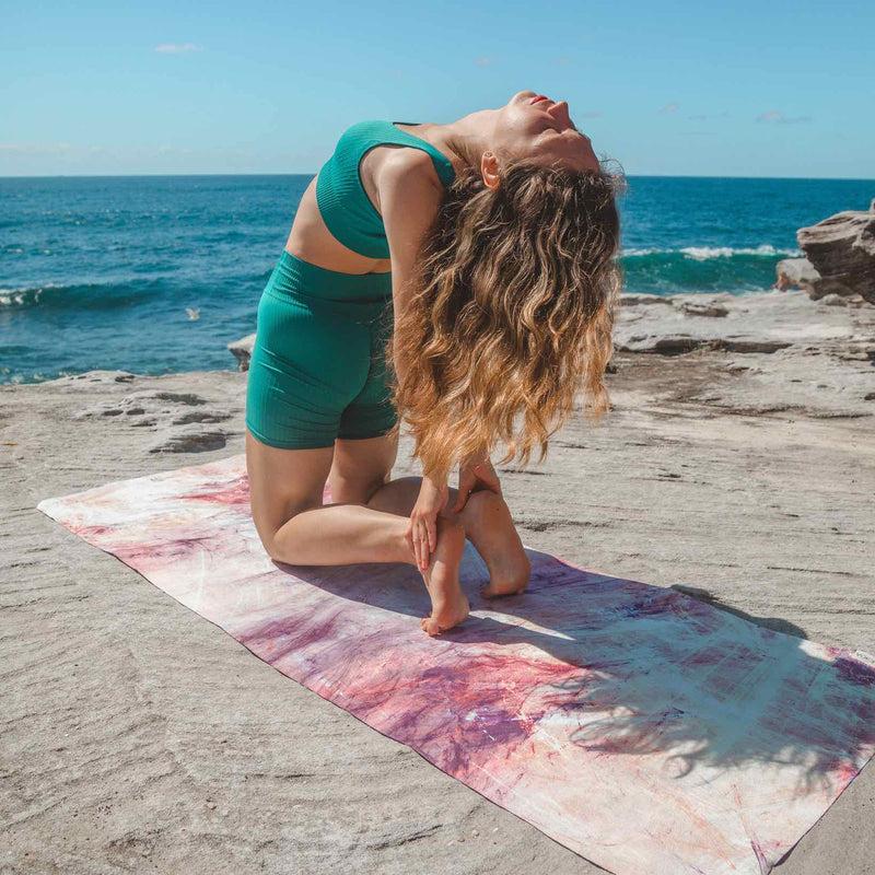 Travel Yoga Mat – Mystic Marble - Spruce Sports