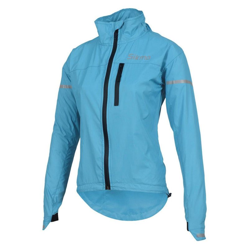 Women's Hooded Rain Jacket - Spruce Sports