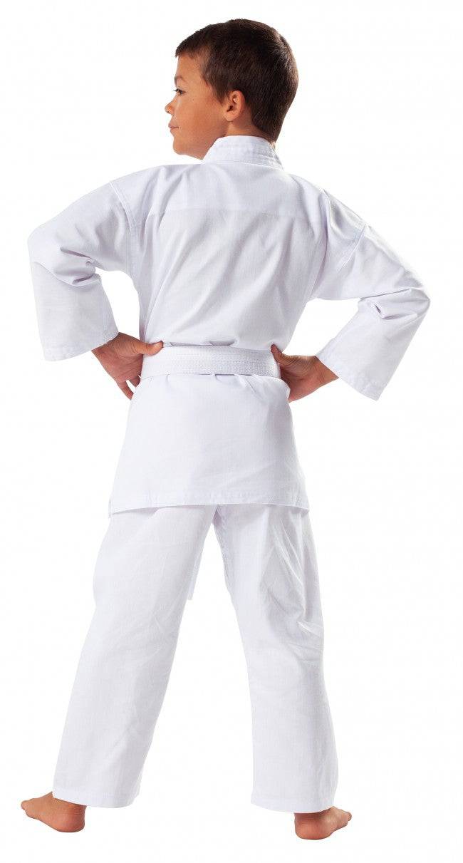 Taekwondo Uniforms White PolyCotton Martial Art 8oz Gi with belt - Spruce Sports
