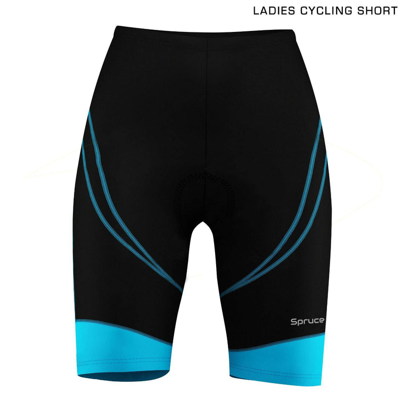 Women Cycling Gel Padded Shorts - Spruce Sports