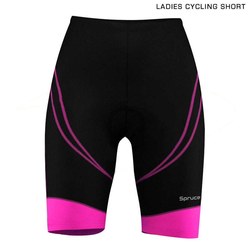 Women Cycling Gel Padded Shorts - Spruce Sports
